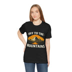 Mountains T-Shirt - Schwarz – Produktansicht 2