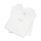 CHEWA Logo T-Shirt - Weiß / Gold – Produktansicht 2