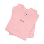 CHEWA Logo T-Shirt - Pink / Schwarz – Produktansicht 2