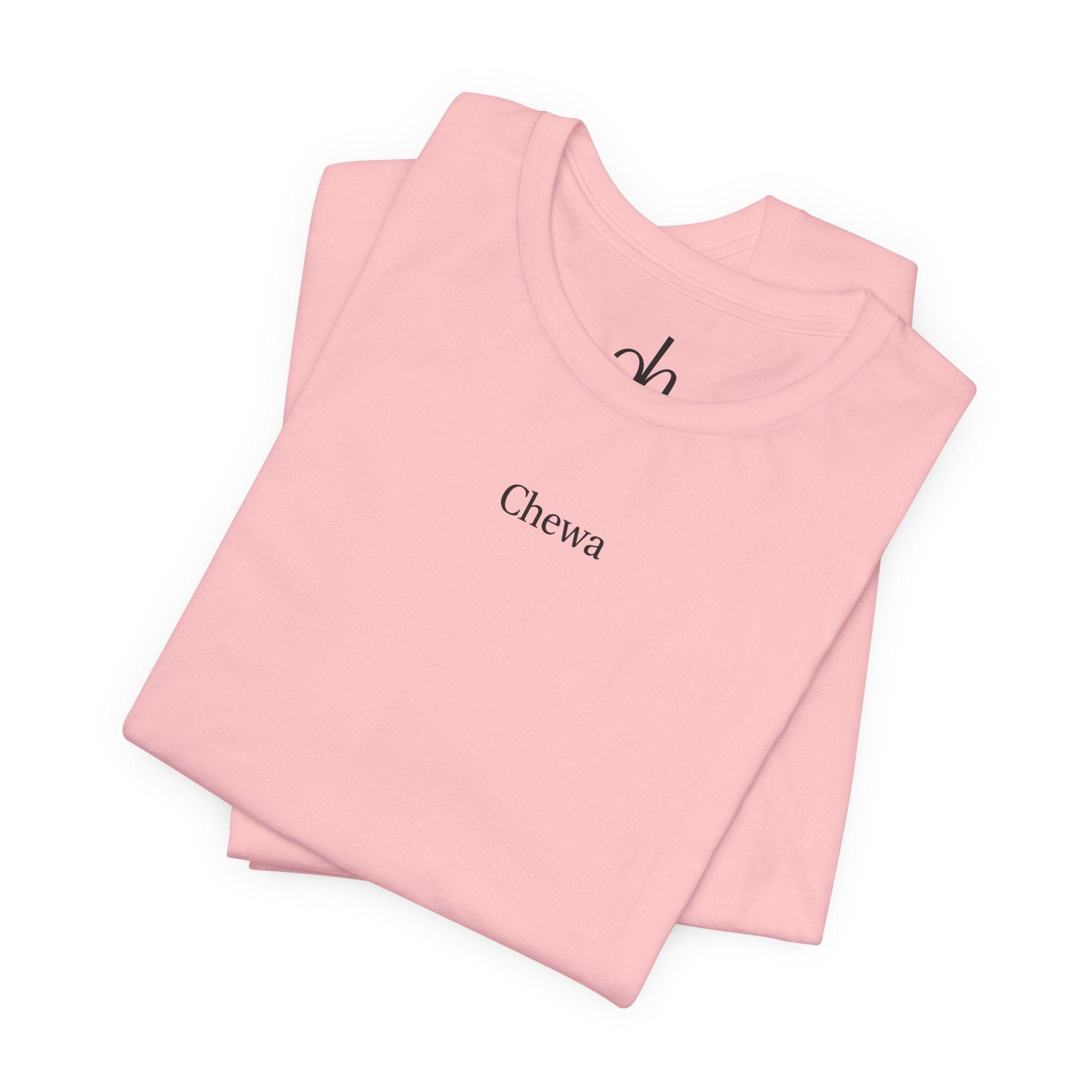 CHEWA Logo T-Shirt - Pink / Schwarz – Produktansicht 2