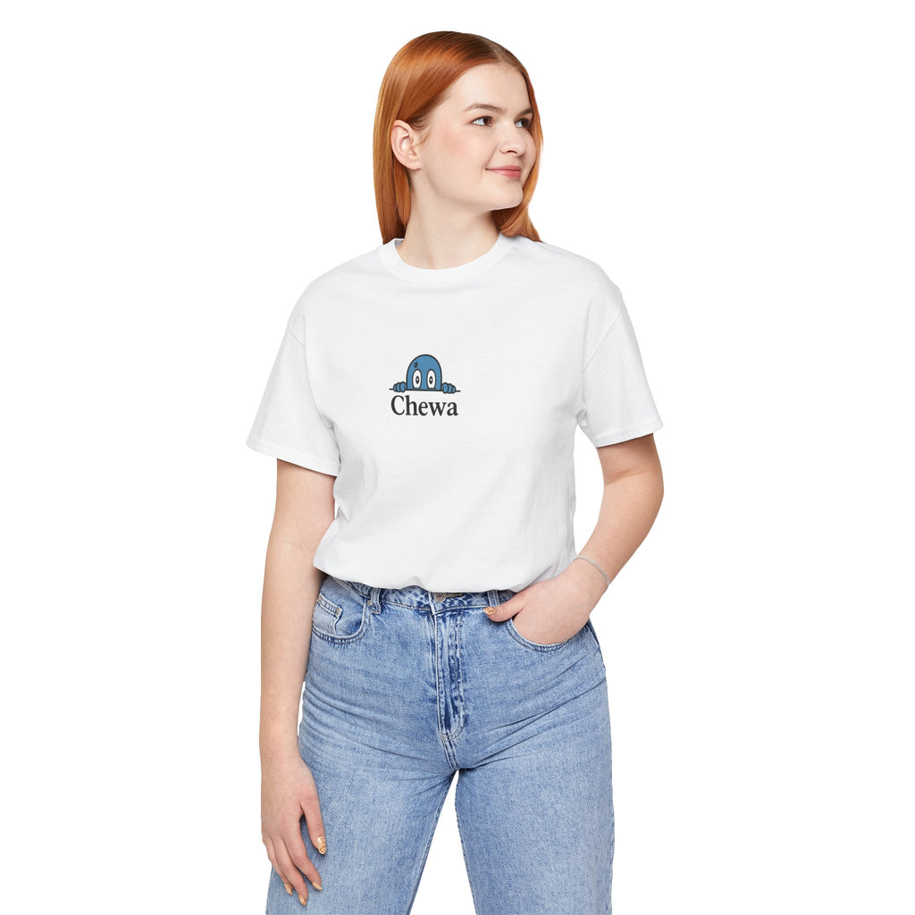 Design T-Shirt Fluffy - Weiß – Produktansicht 3