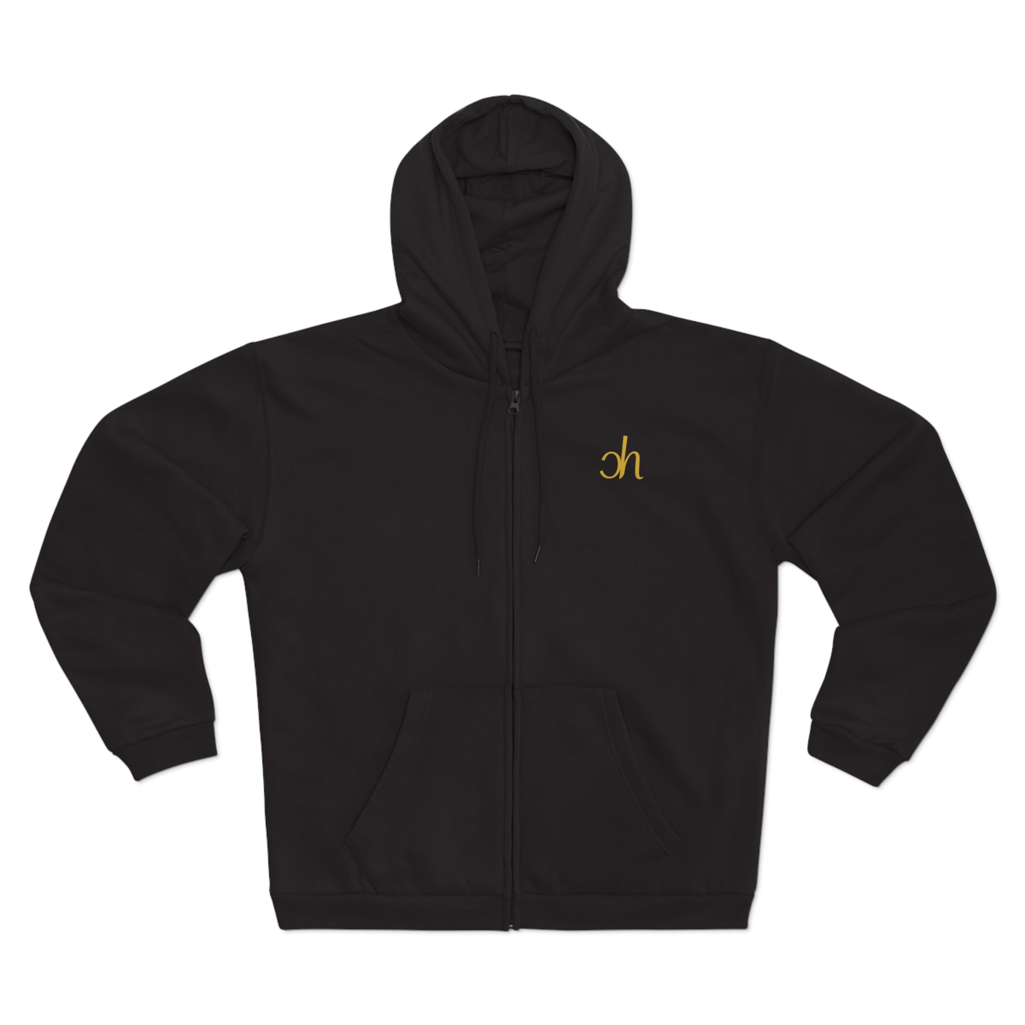 Ch Zip Hoodie - Schwarz / Gold