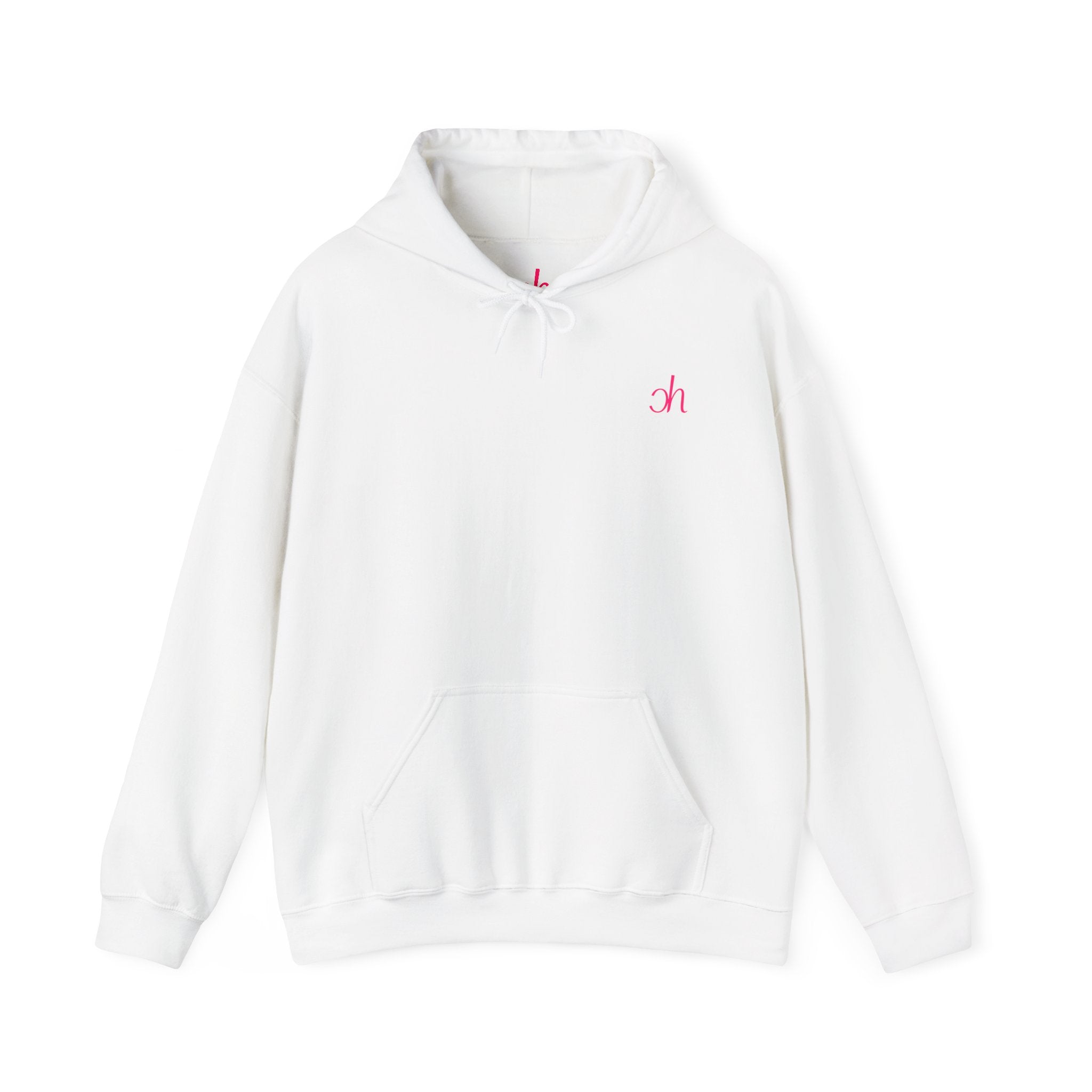 Ch Hoodie - Weiß / Pink