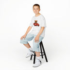 Kinder Design T-Shirt Tedo Car - Weiß – Produktansicht 5