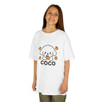 Kinder Design T-Shirt COCO - Weiß – Hauptansicht