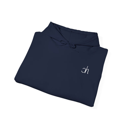 CH Hoodie - Dunkelblau / Weiß – Produktansicht 2