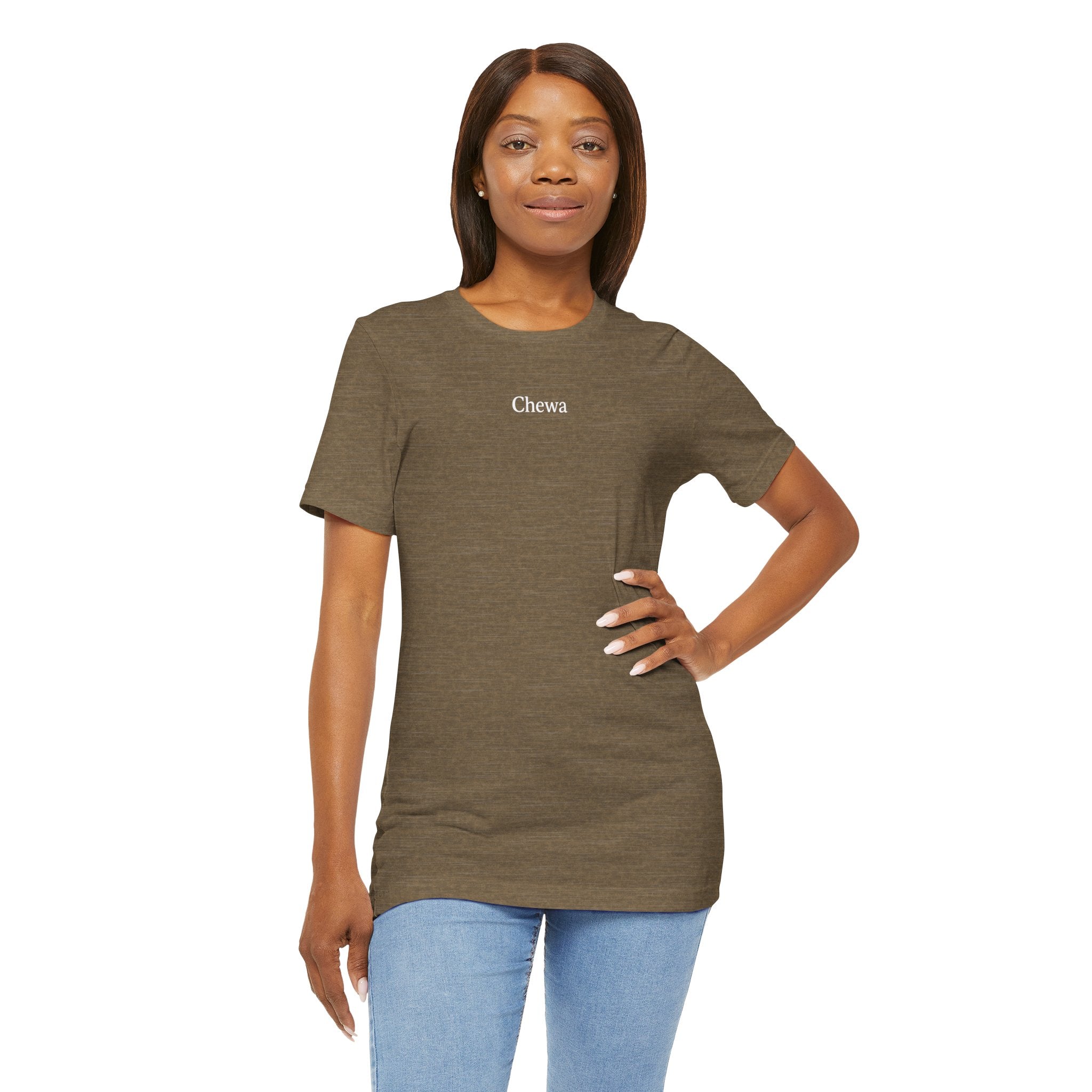 CHEWA Logo T-Shirt - Grün / Weiß – Produktansicht 5