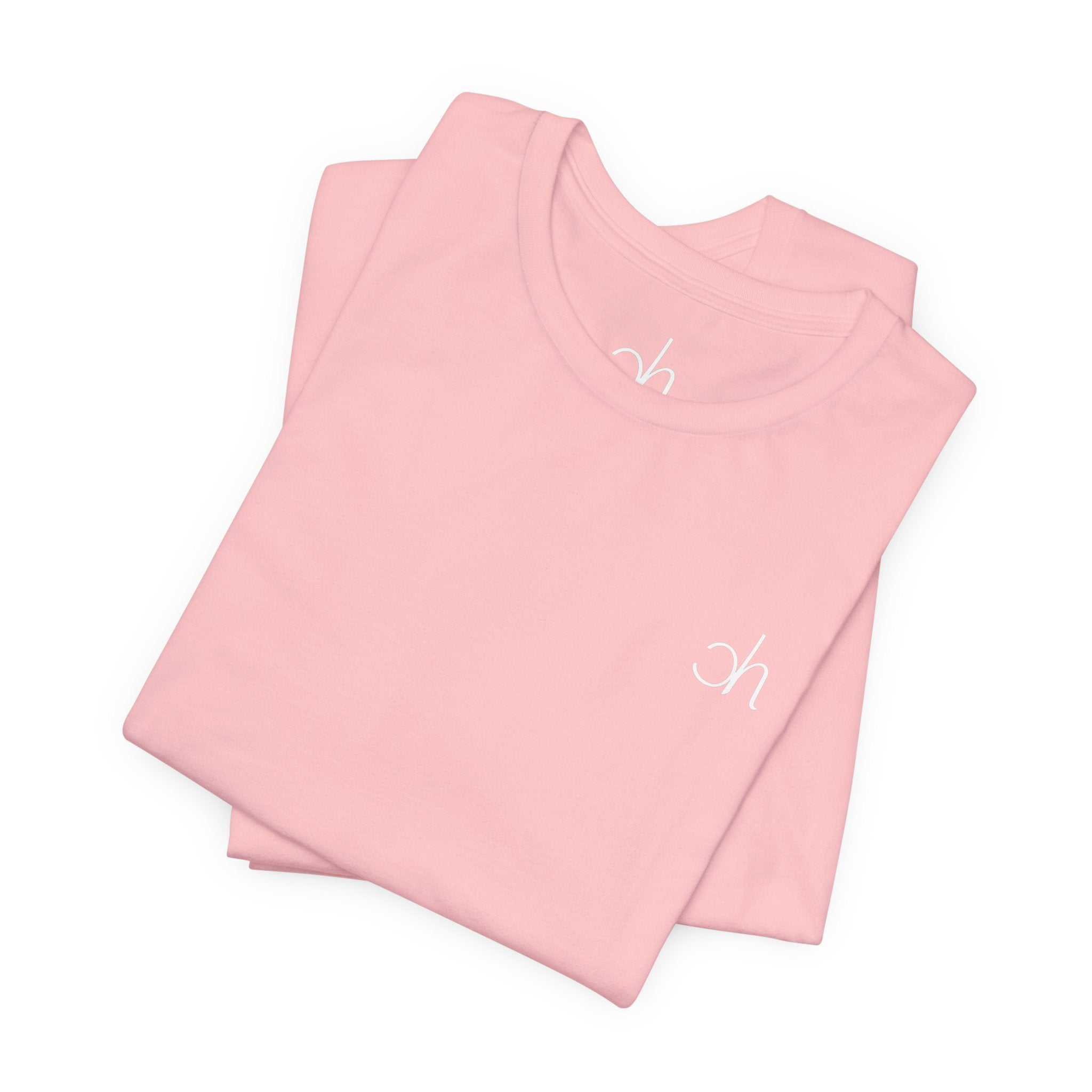 Ch T-Shirt unisex - Pink / Weiß