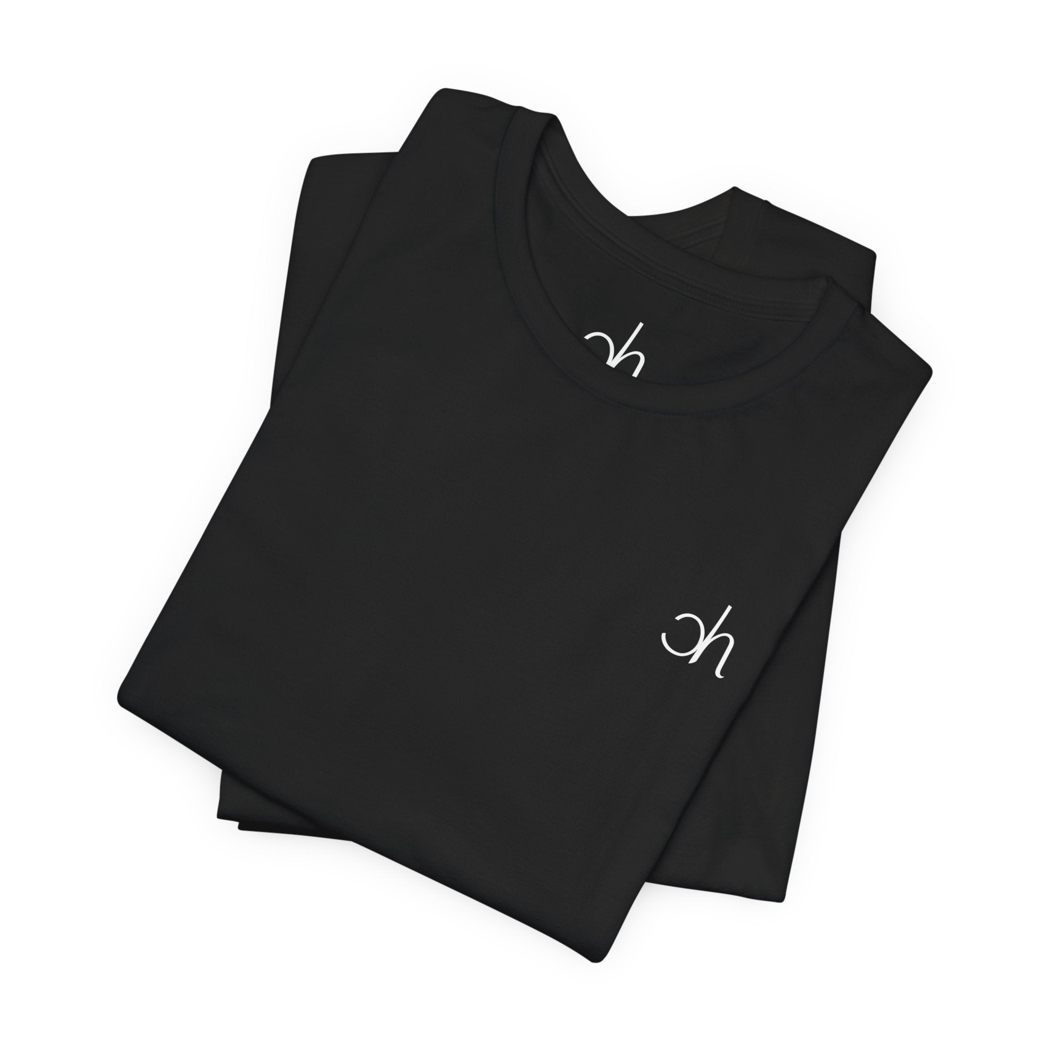 Ch T-Shirt unisex - Schwarz / Weiß