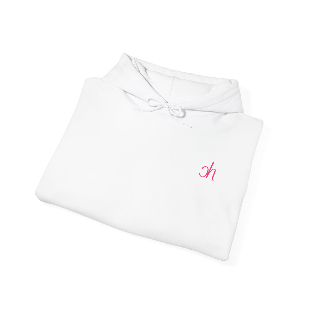 Ch Hoodie - Weiß / Pink