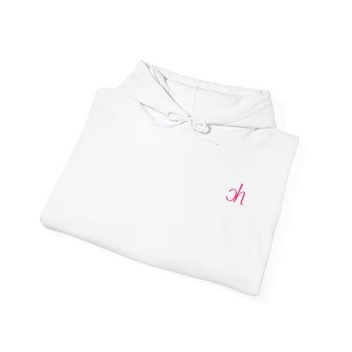 CH Hoodie - Weiß / Pink – Produktansicht 2