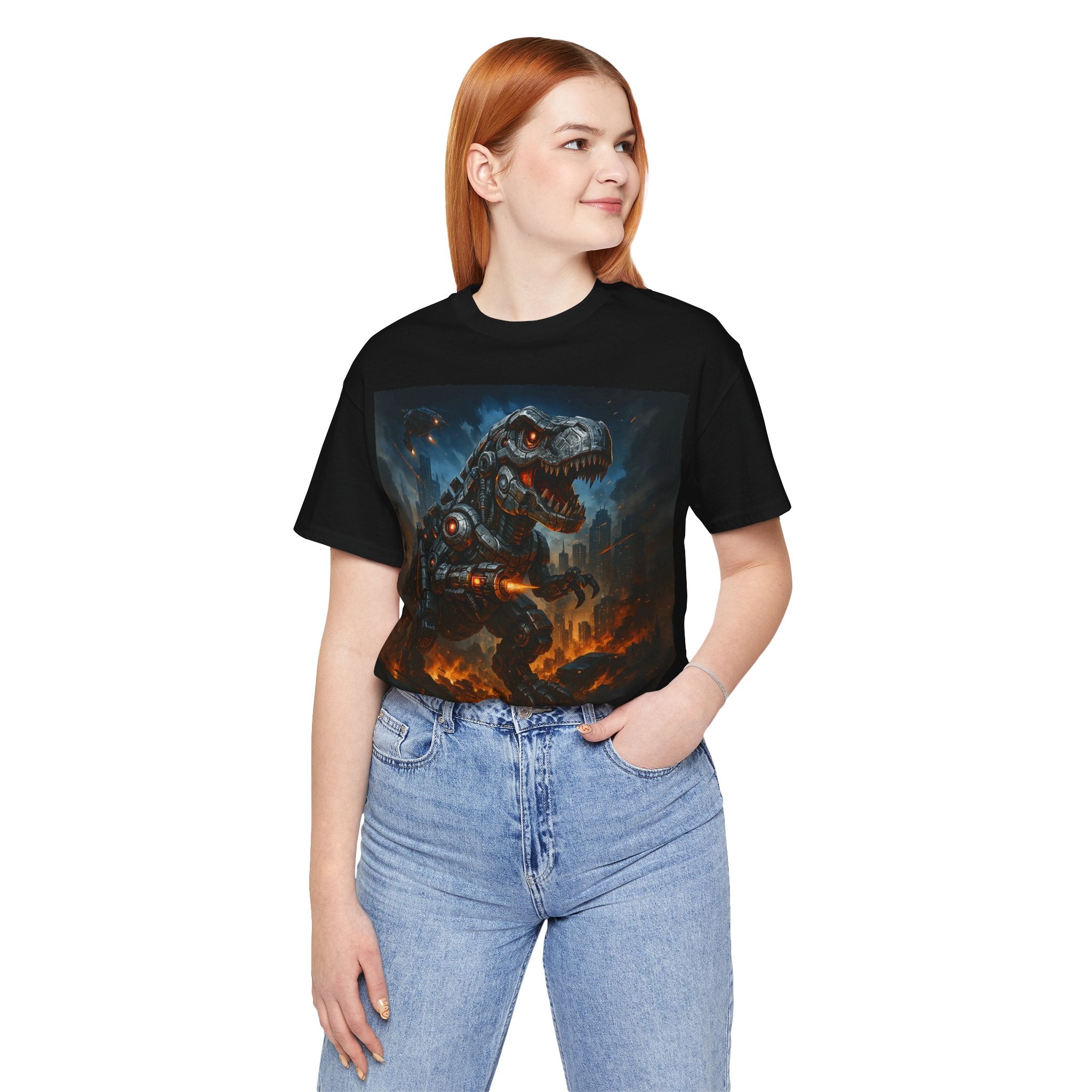 Design T-Shirt Robo - Schwarz