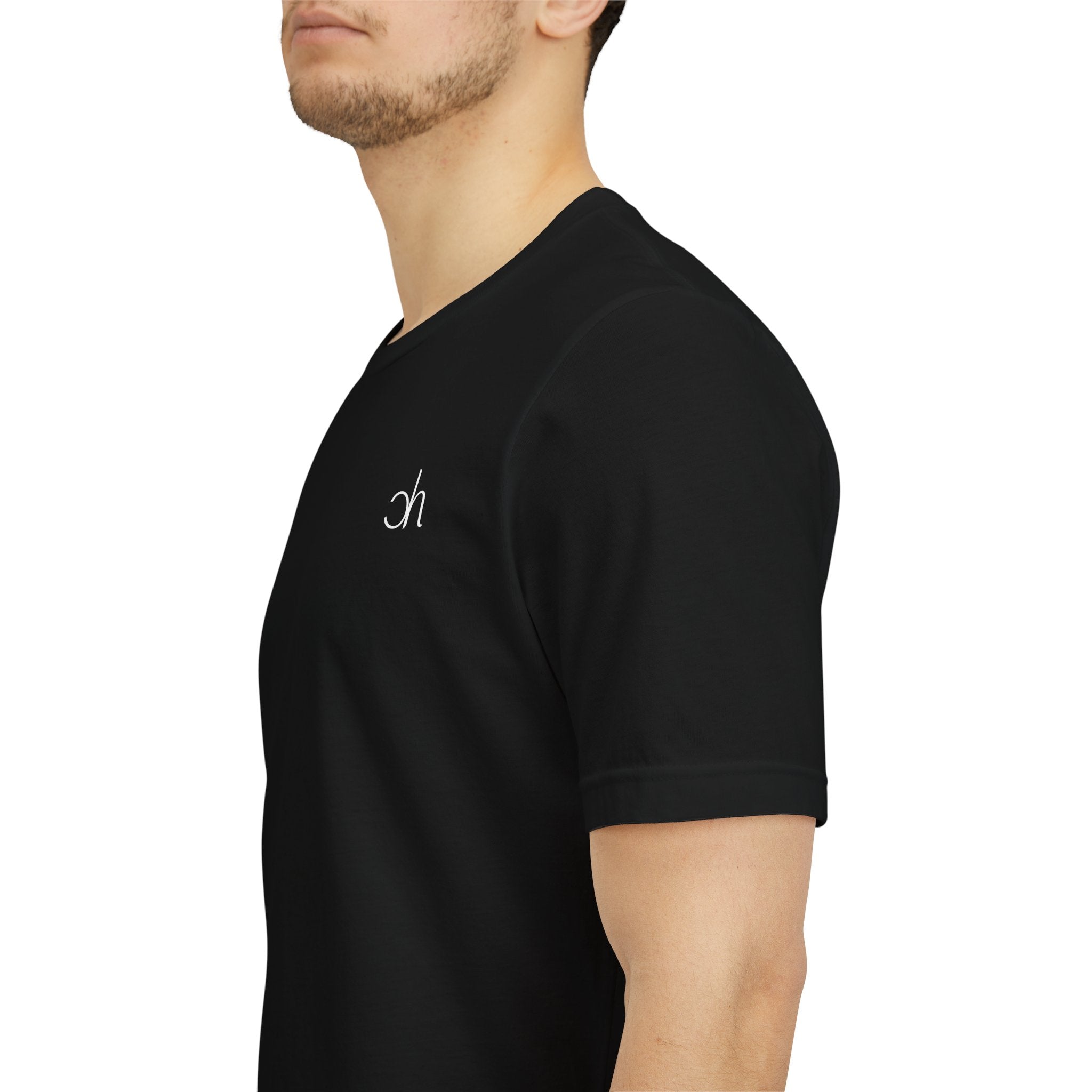Ch T-Shirt unisex - Schwarz / Weiß