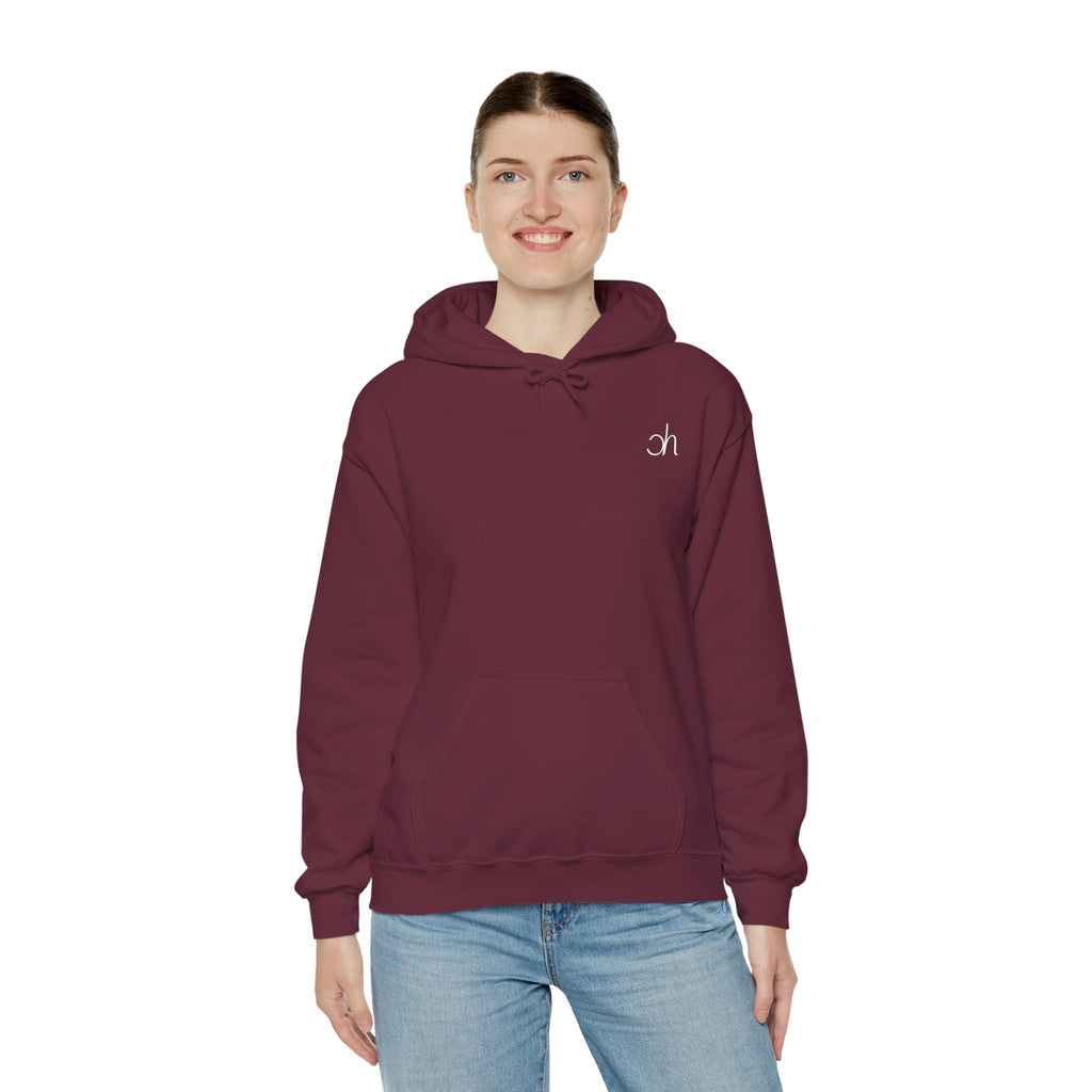 Ch Hoodie - Kastanienbraun / Weiß