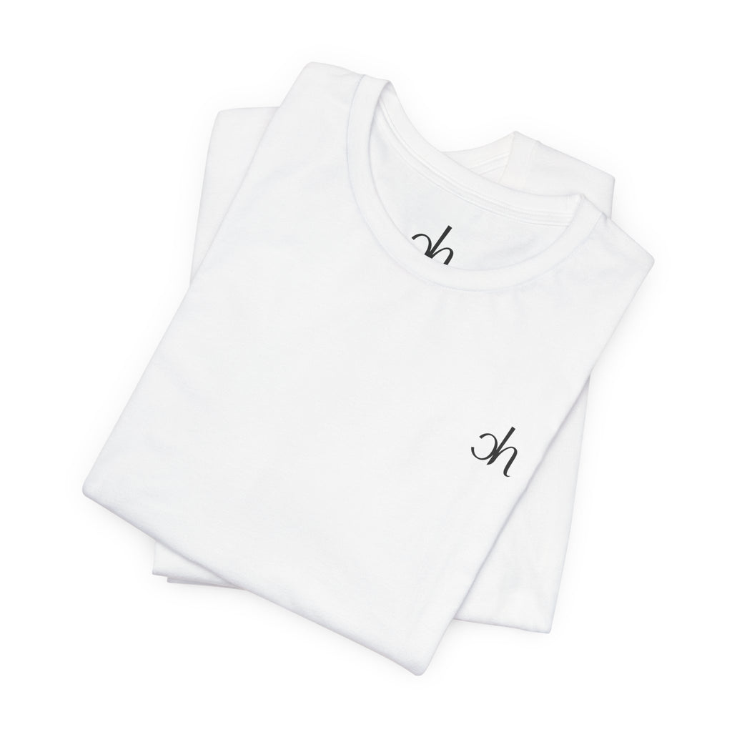 Ch T-Shirt unisex - Weiß / Schwarz