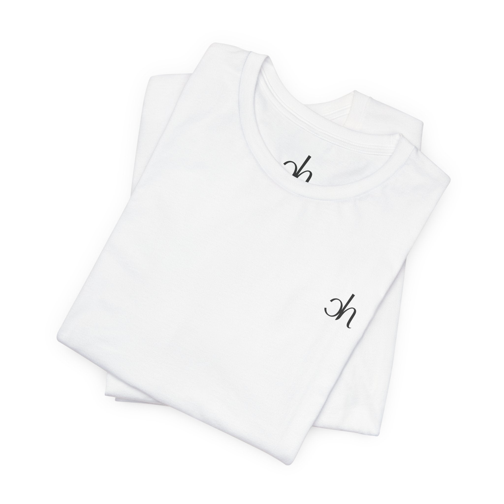 Ch T-Shirt unisex - Weiß / Schwarz