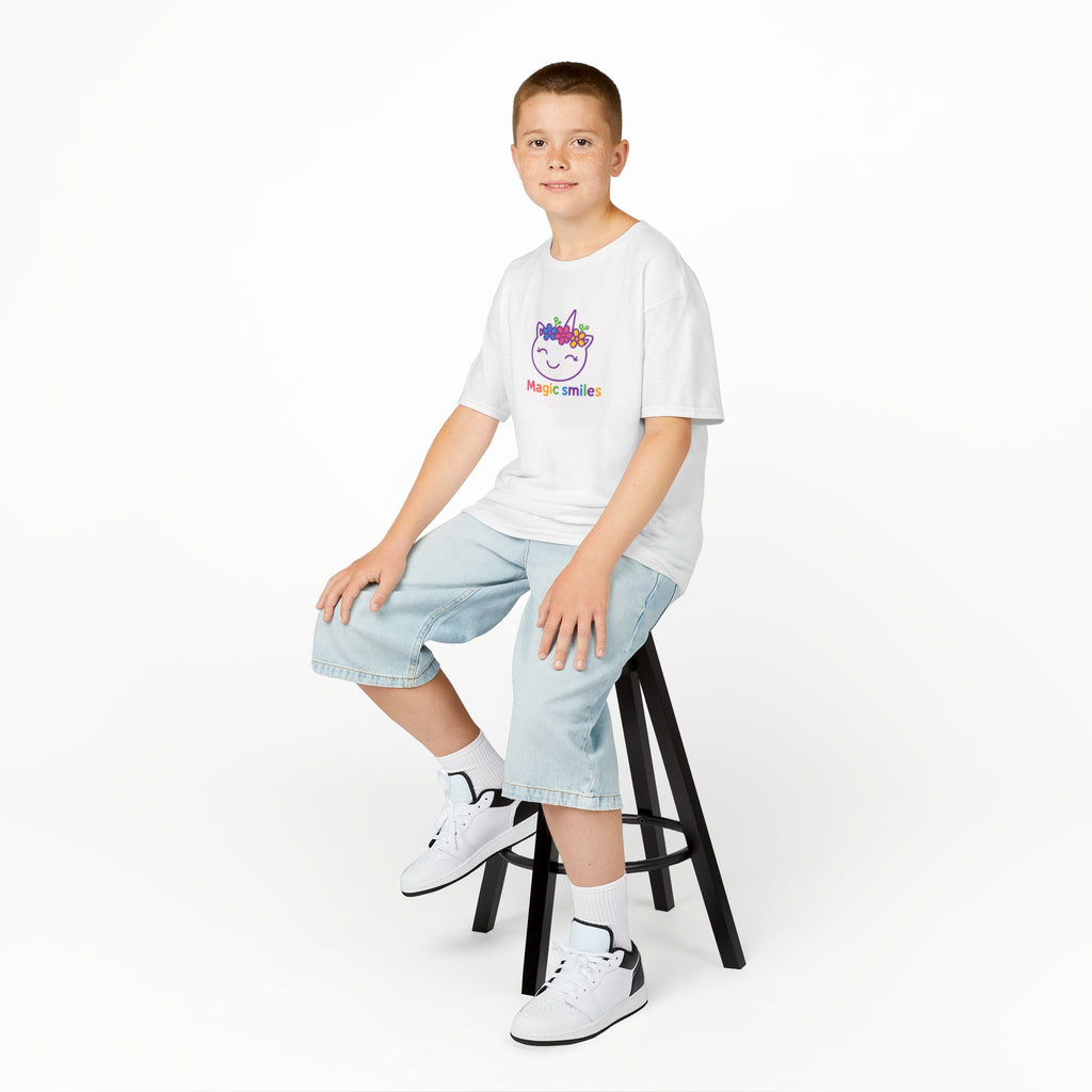 Kinder Design T-Shirt Magic - Weiß