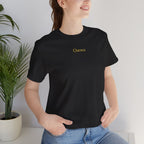 CHEWA Logo T-Shirt - Schwarz / Gold – Produktansicht 5
