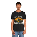 Mountains T-Shirt - Schwarz – Produktansicht 3