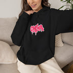 Design Hoodie Chewa - Schwarz / Pink
