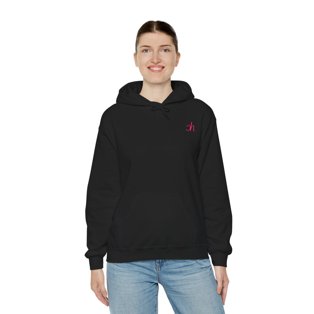 Ch Hoodie - Schwarz / Pink