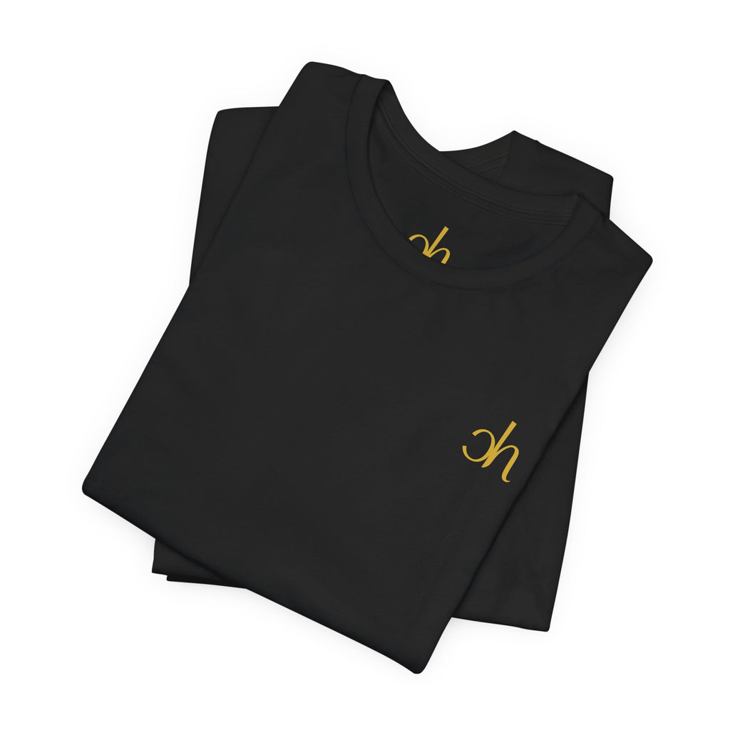 Ch T-Shirt unisex - Schwarz / Gold