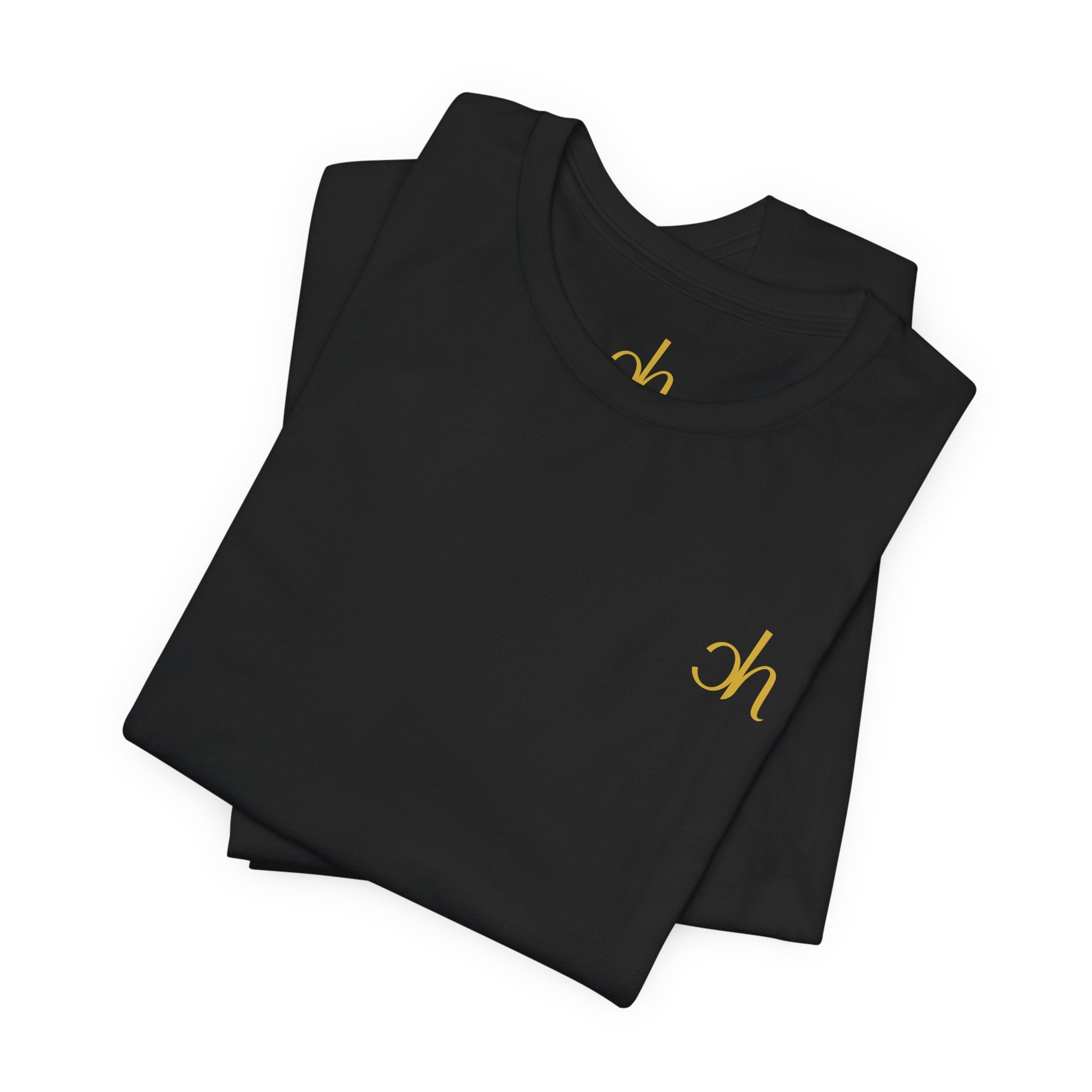 Ch T-Shirt unisex - Schwarz / Gold