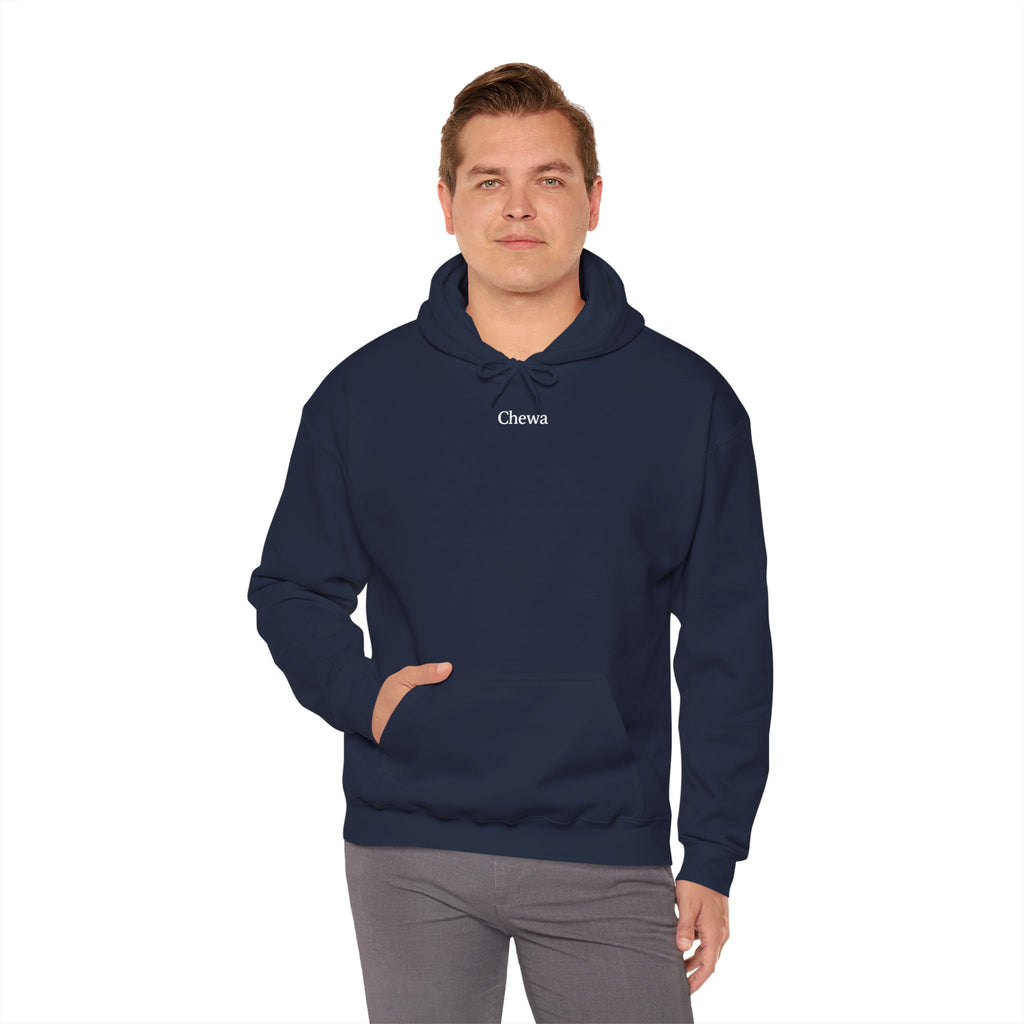 Chewa Hoodie - Dunkelblau / Weiß
