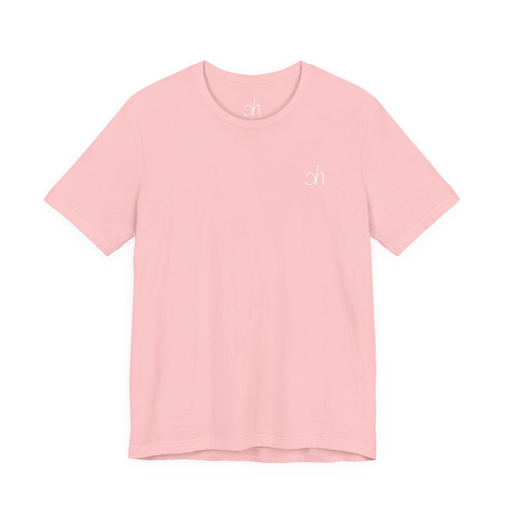 Ch T-Shirt - Pink / Weiß