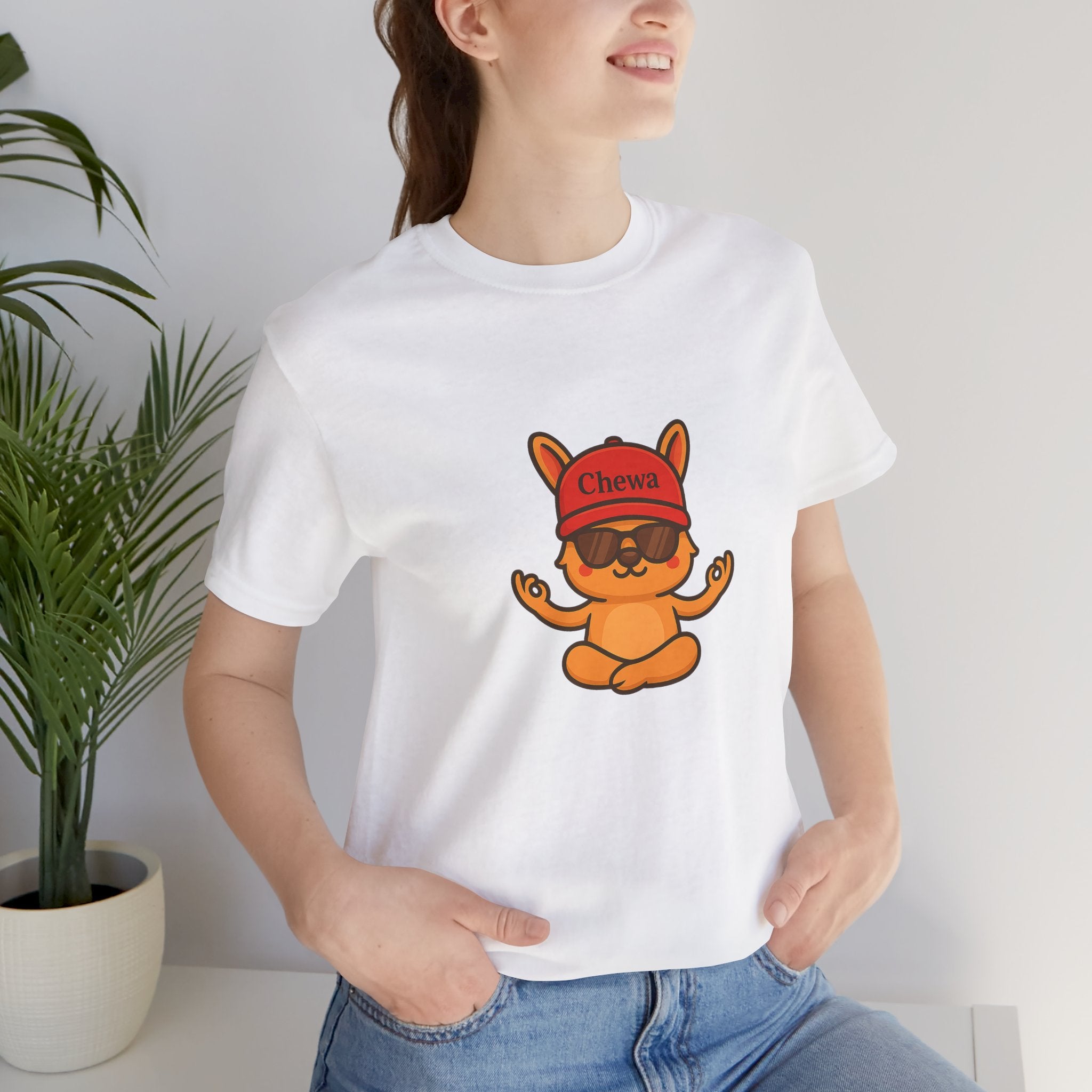 Design T-Shirt Cool Rabit - Weiß