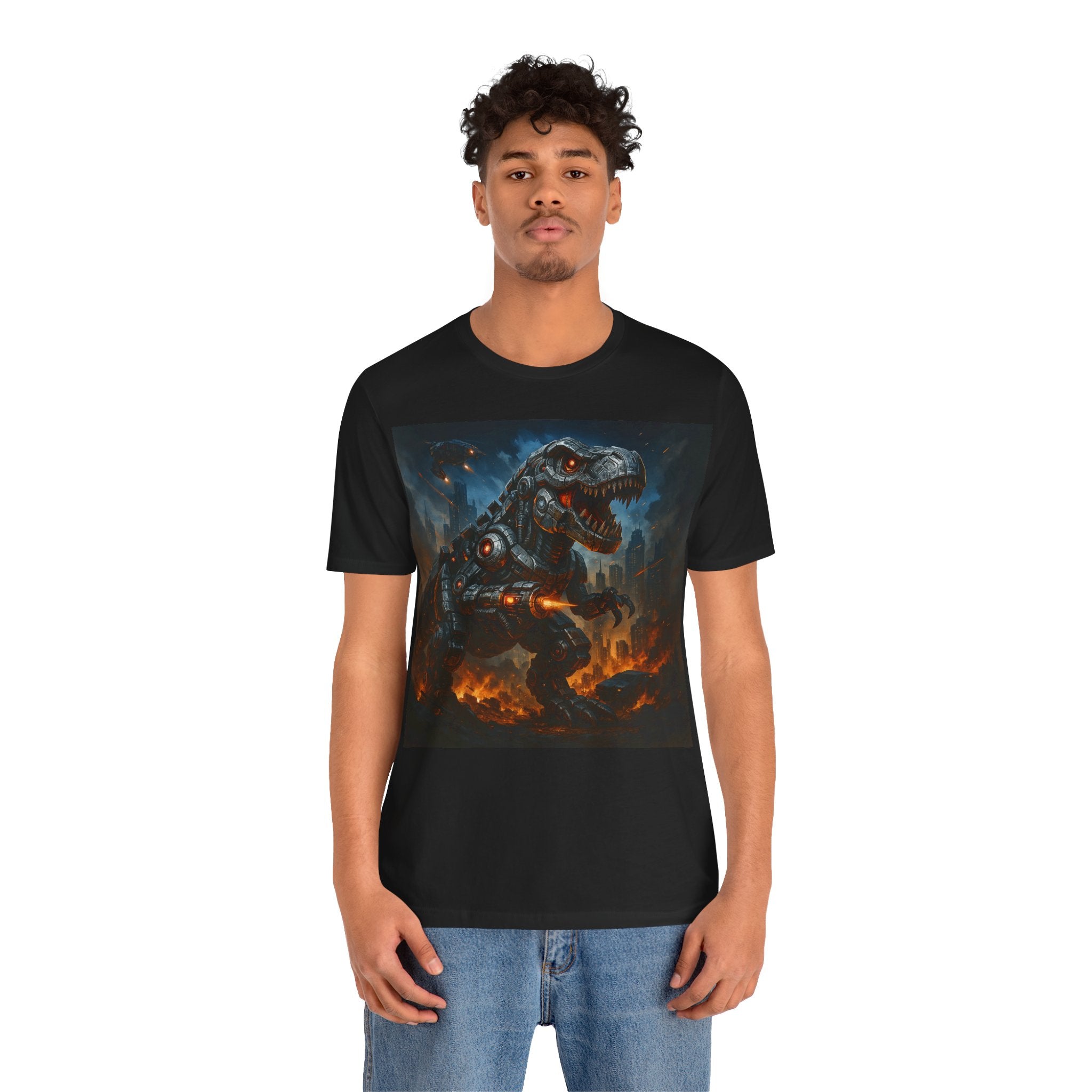 Design T-Shirt Robo - Schwarz