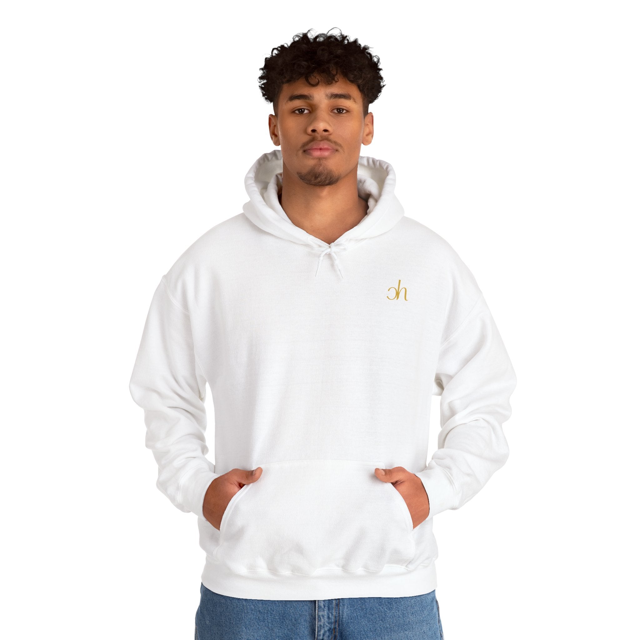 Ch Hoodie - Weiß / Gold