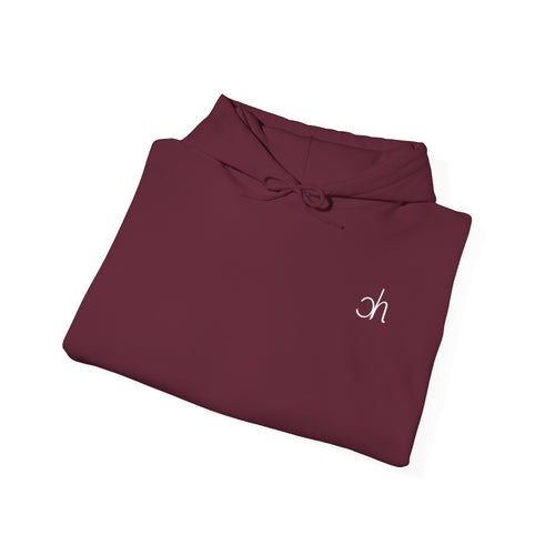 CH Hoodie - Kastanienbraun / Weiß – Produktansicht 2