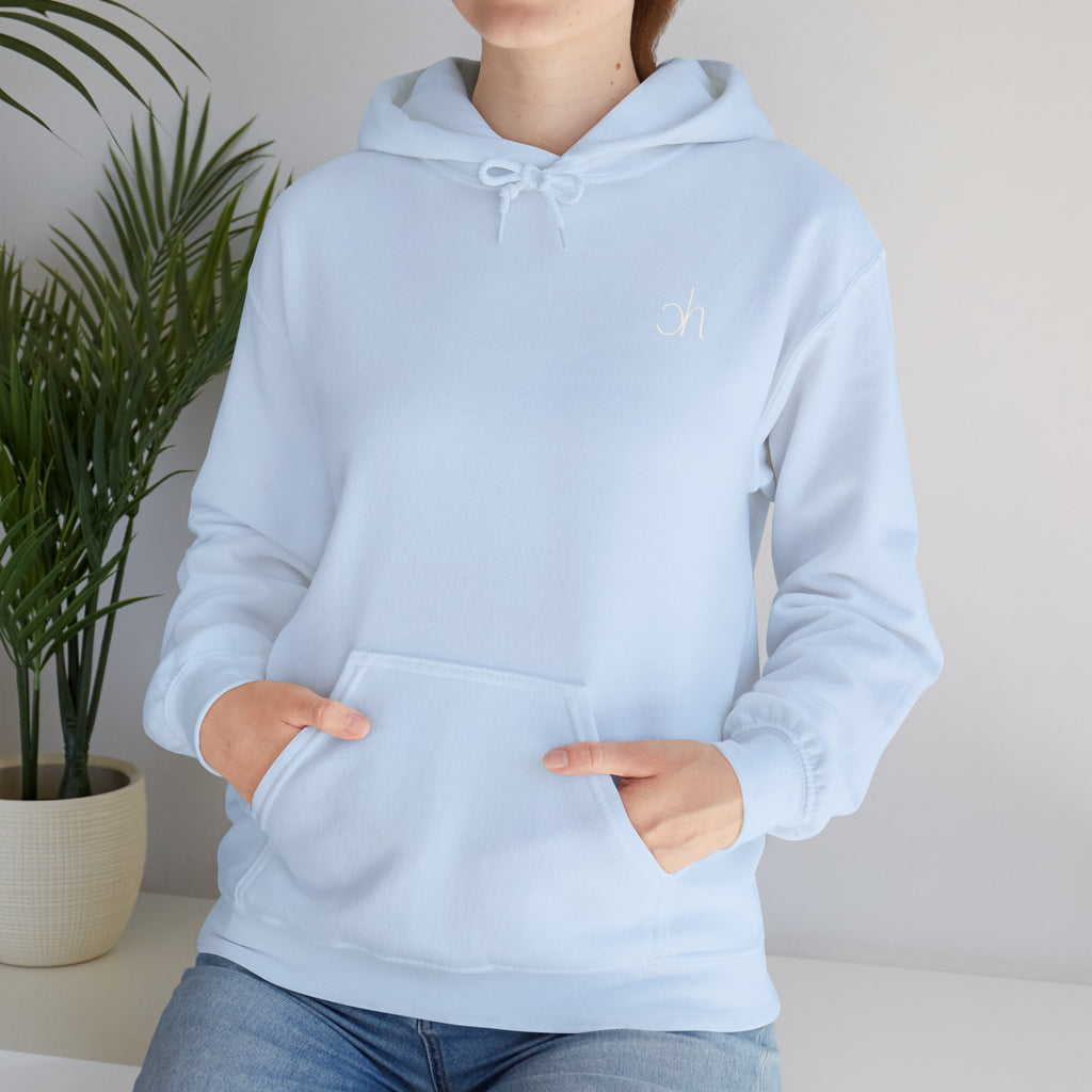 Ch Hoodie - Hellblau / Weiß