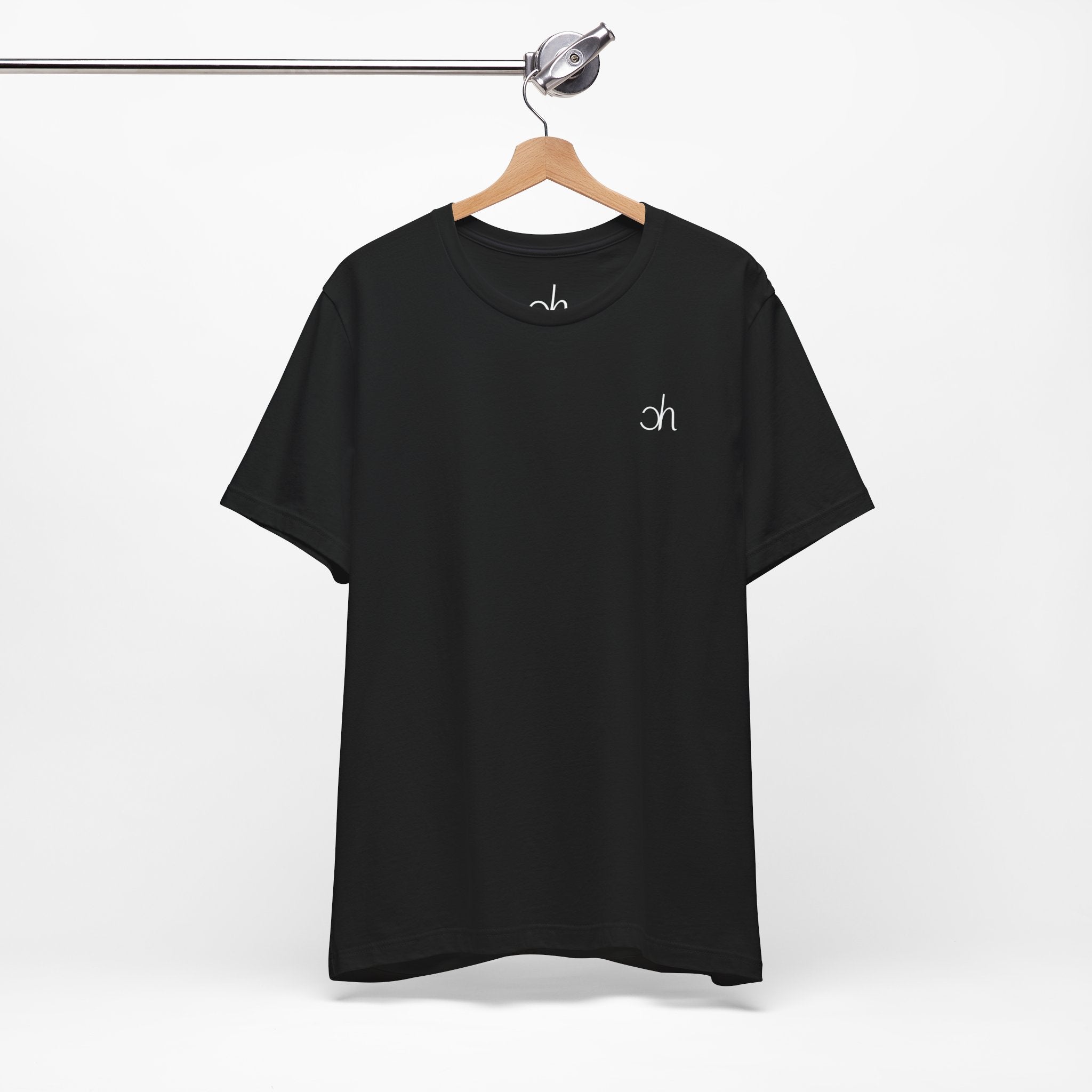 Ch T-Shirt unisex - Schwarz / Weiß