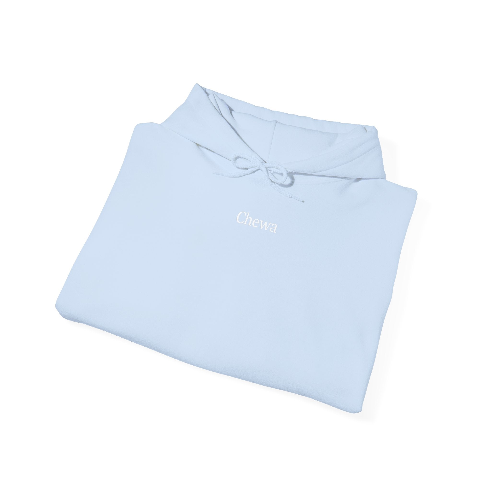 Chewa Hoodie - Hellblau / Weiß