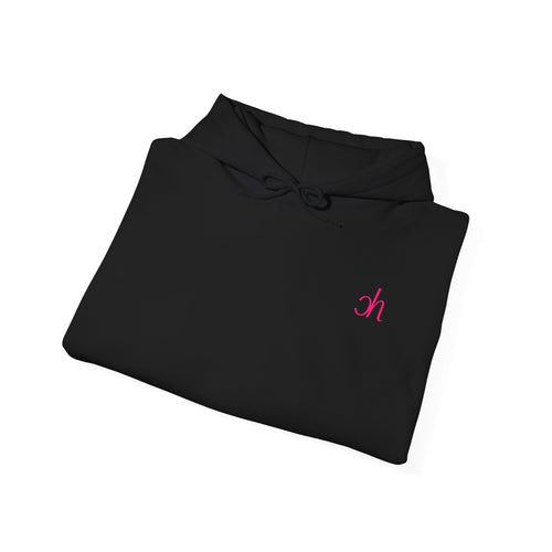 CH Hoodie - Schwarz / Pink – Produktansicht 2