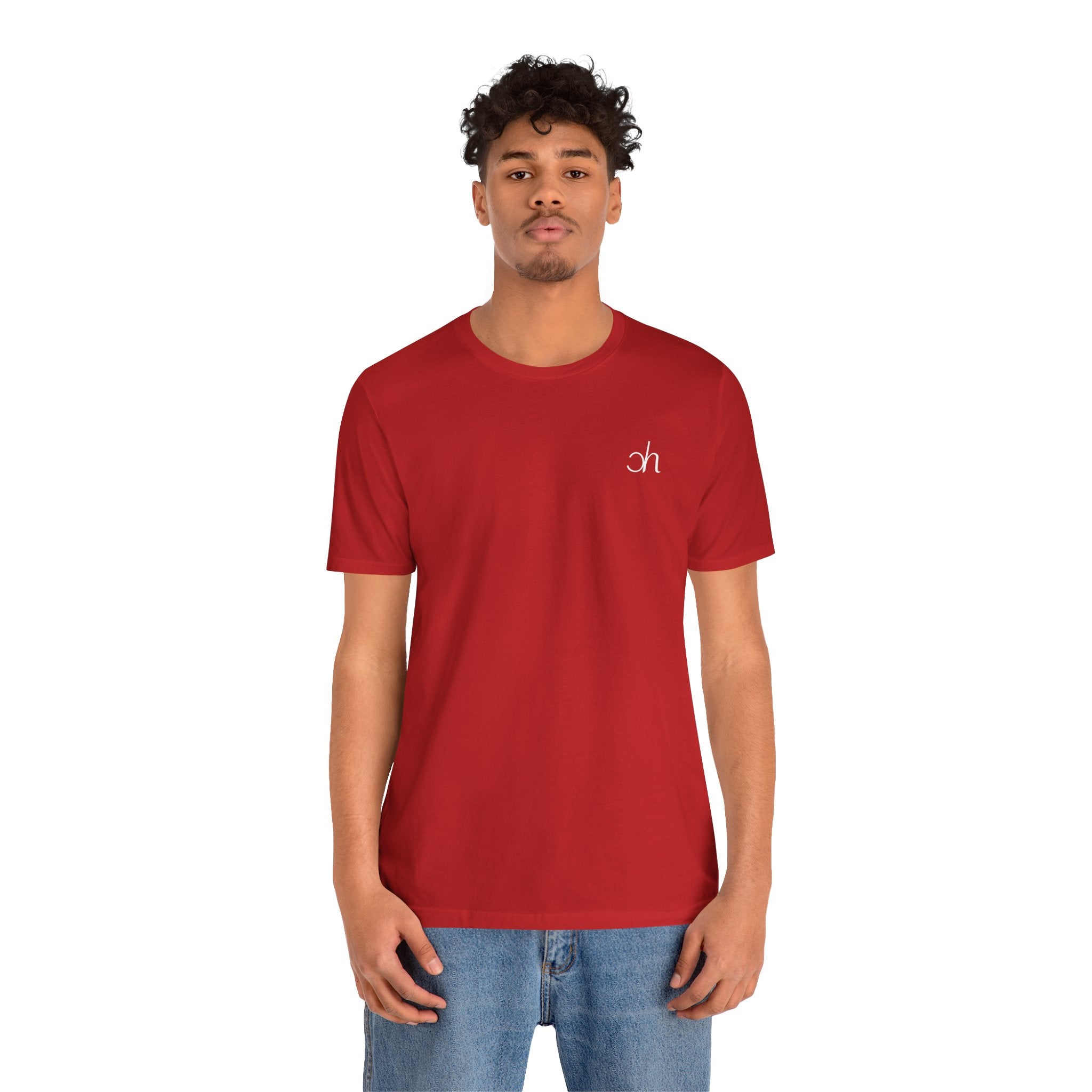 Ch T-Shirt unisex - Rot / Weiß