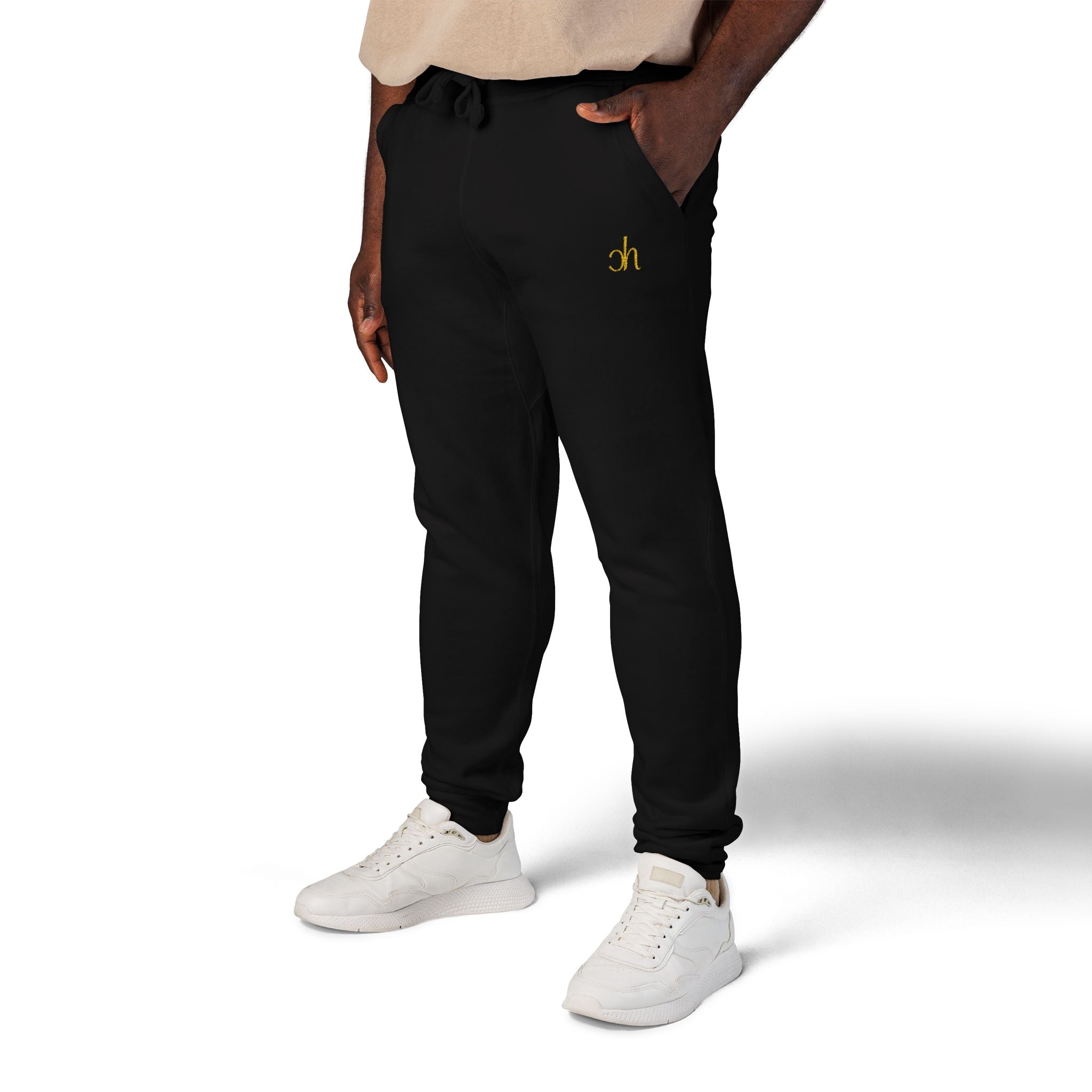 CH Signature Jogginghose - Schwarz / Gold – Hauptansicht