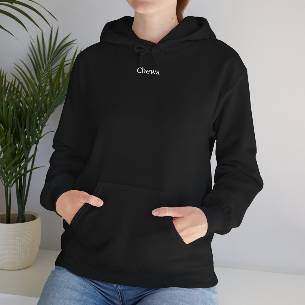 Chewa Hoodie - Schwarz / Weiß