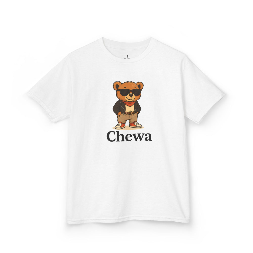 Kinder Design T-Shirt Tedo - Weiß