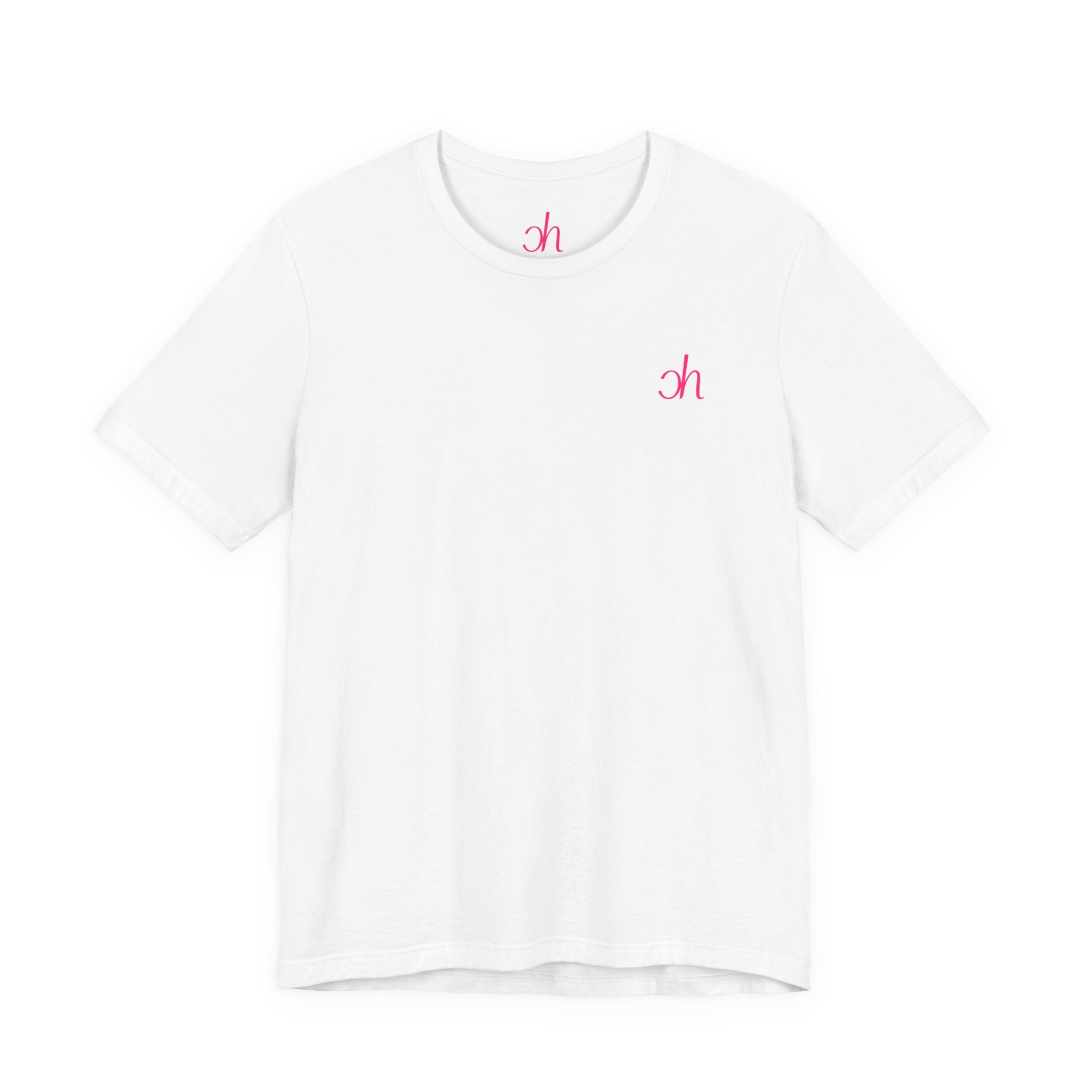 Ch T-Shirt - Weiß / Pink