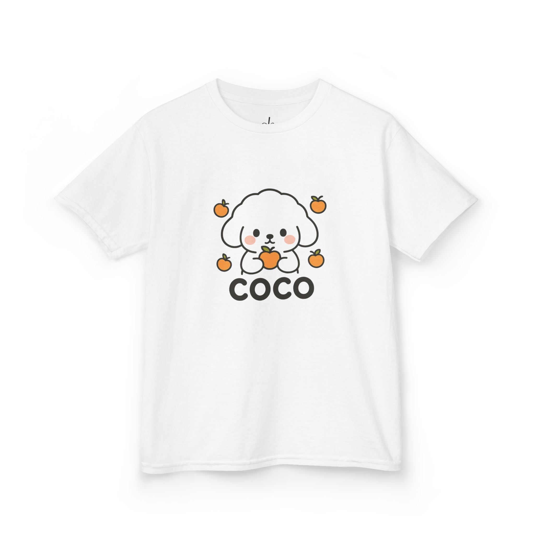Kinder Design T-Shirt COCO - Weiß – Produktansicht 3
