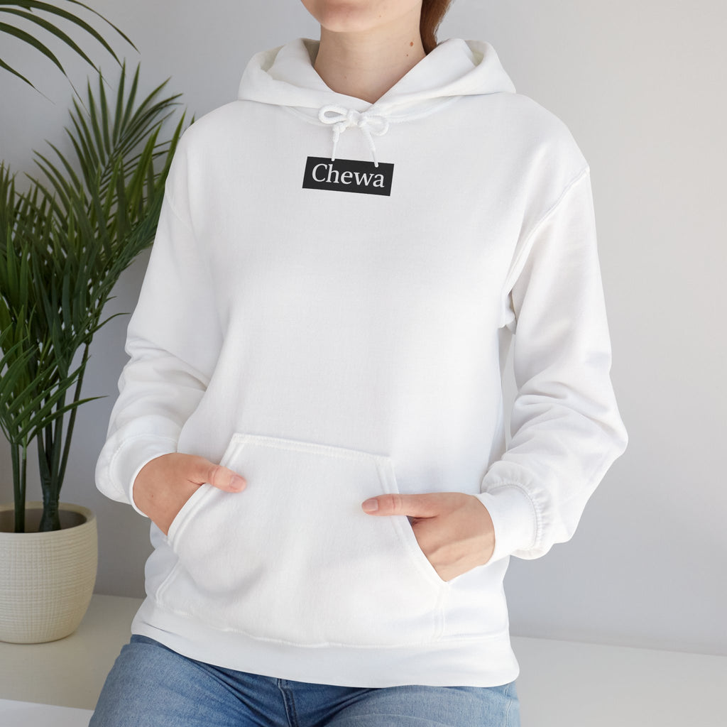 Design Hoodie Chewa Schwarz - Weiß / Schwarz