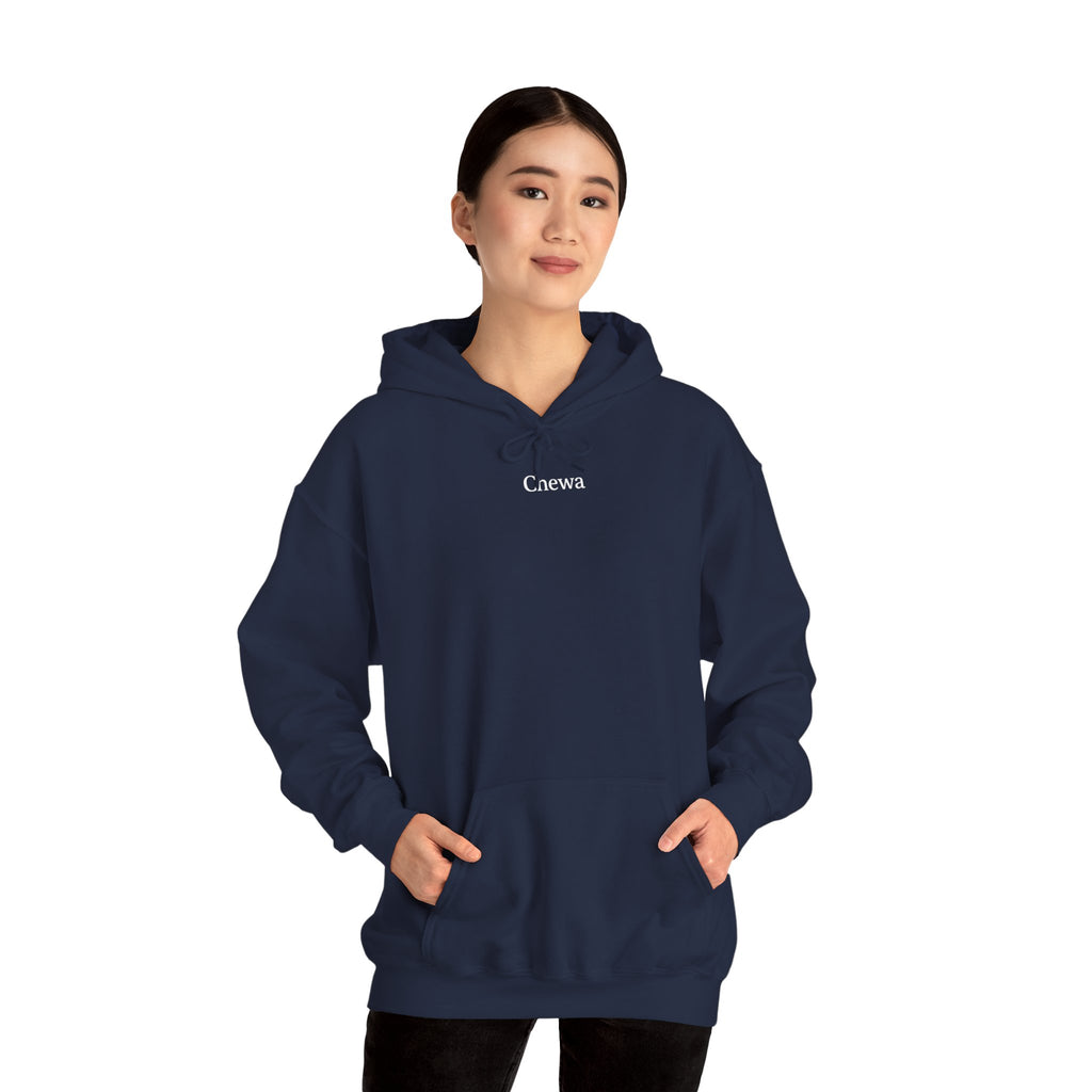 Chewa Hoodie - Dunkelblau / Weiß