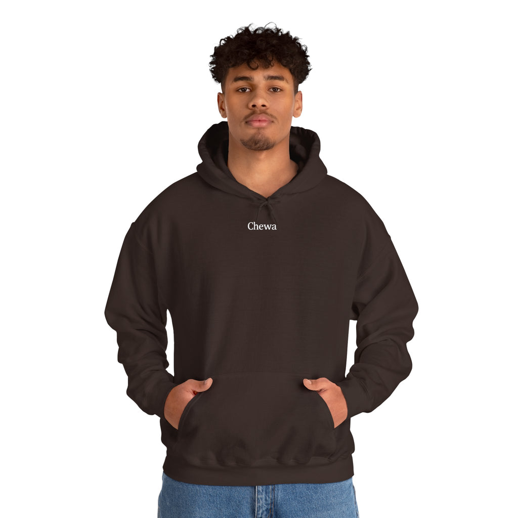 Chewa Hoodie - Braun / Weiß