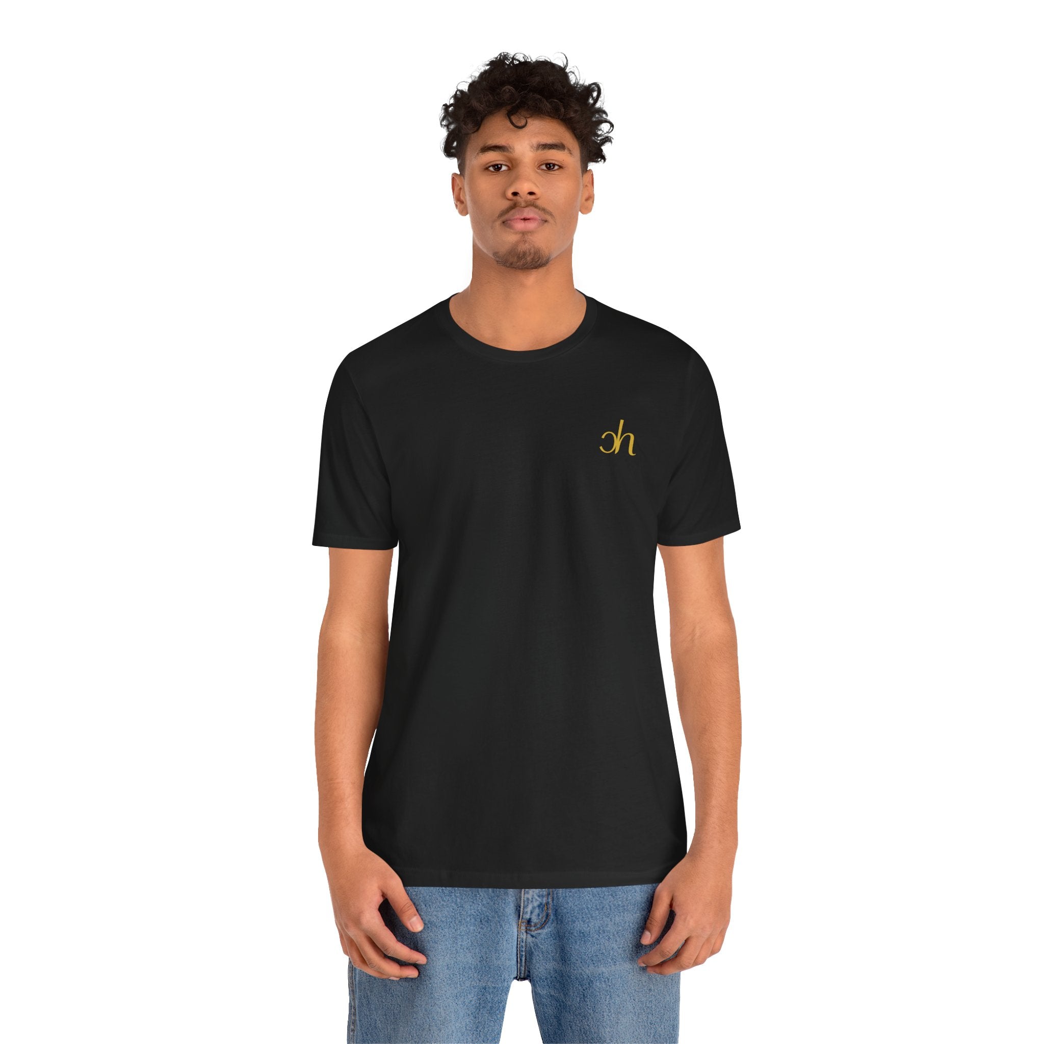 Ch T-Shirt unisex - Schwarz / Gold
