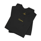 CHEWA Logo T-Shirt - Schwarz / Gold – Produktansicht 2