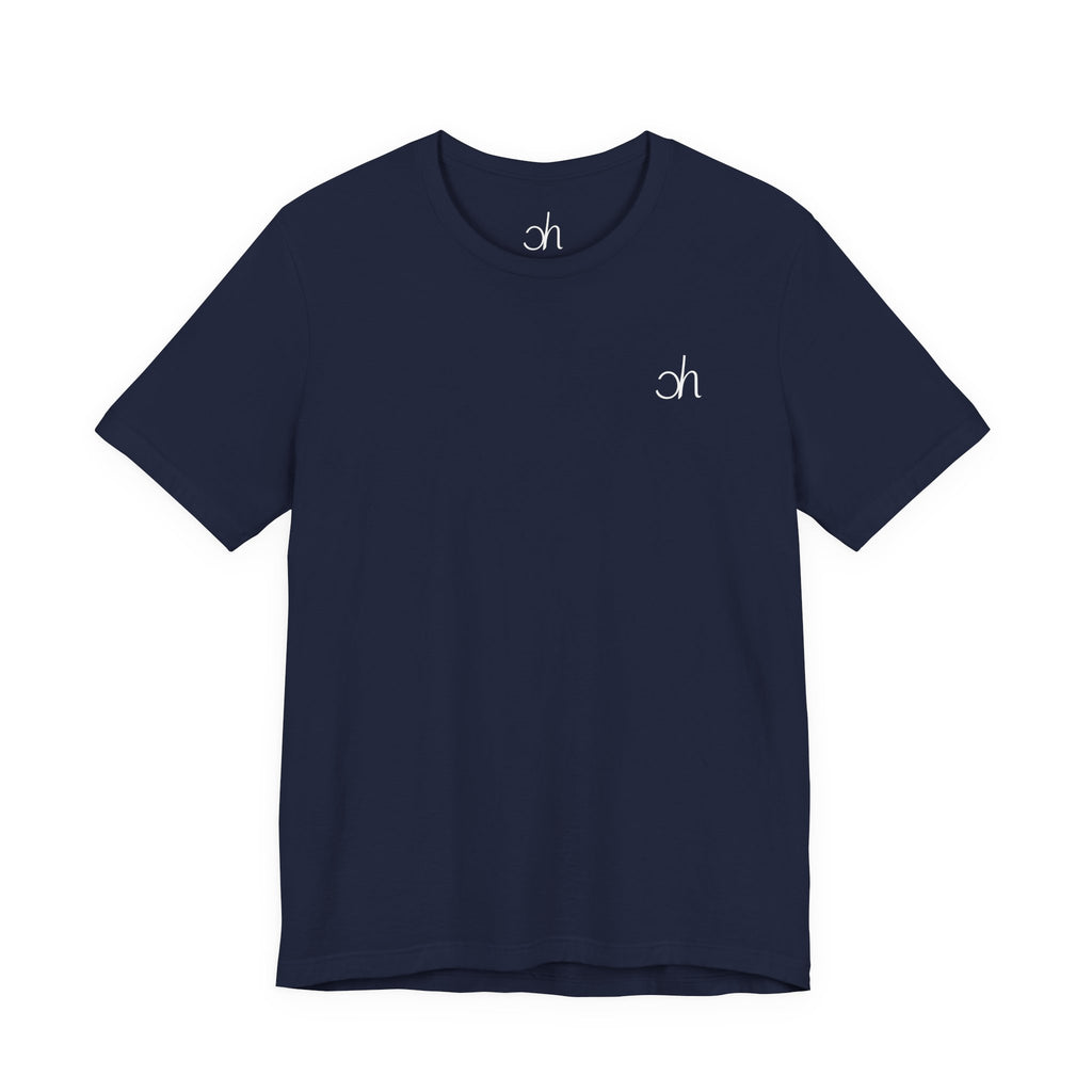CH Signature T-Shirt - Dunkelblau/Weiß – Hauptansicht