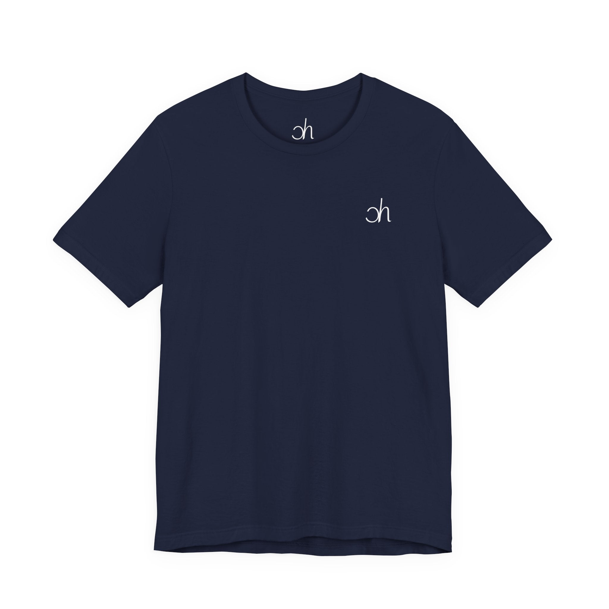 Ch T-Shirt - Dunkelblau / Weiß